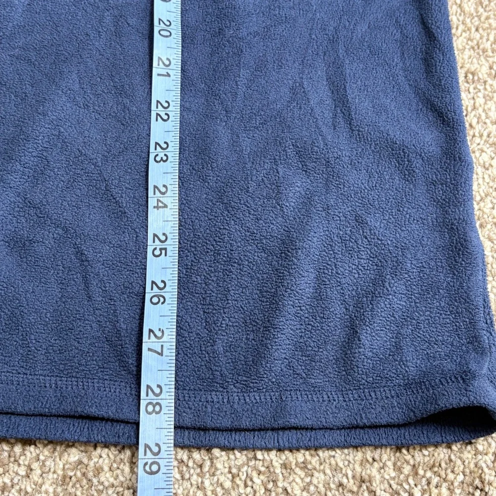 The North Face Mens‎ Fleece Quarter Zip Pullover Navy Blue XL TG